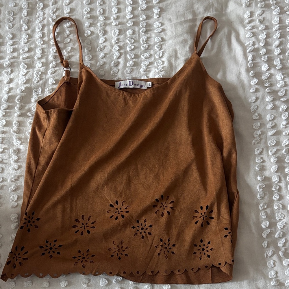 Brown Women's Tank Top